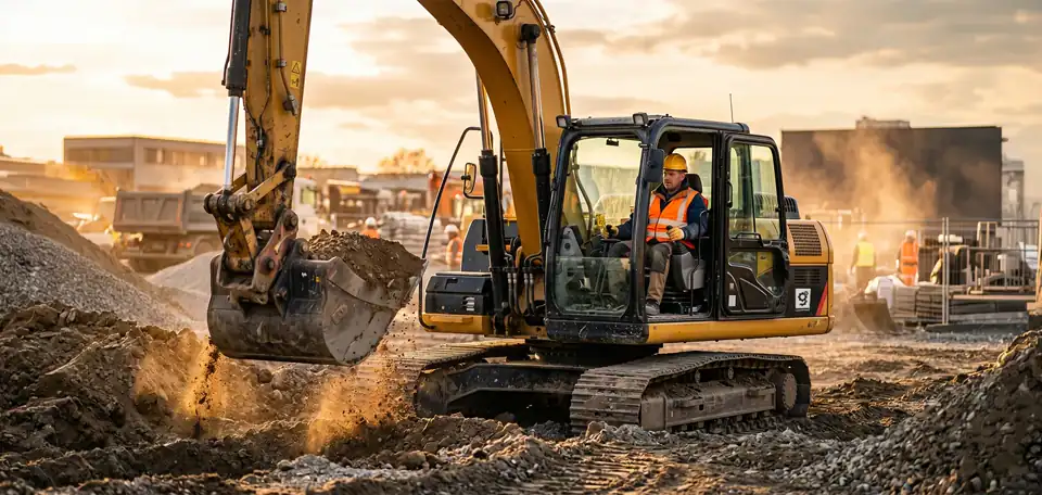 Operated heavy equipment rental